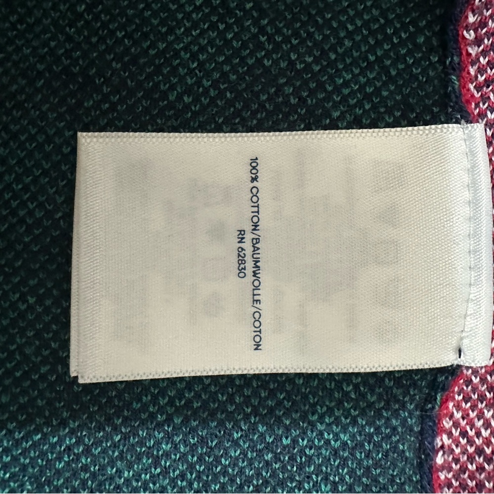 Lands' End Holiday Plaid Cardigan woman’s Small - Picture 4 of 5